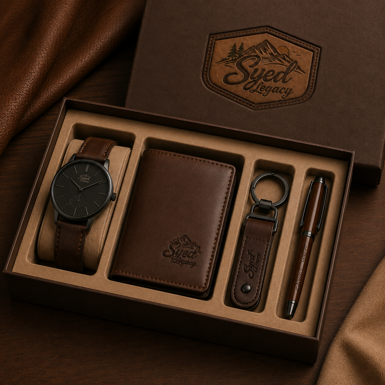 Upgraded premium watches and leather accessories